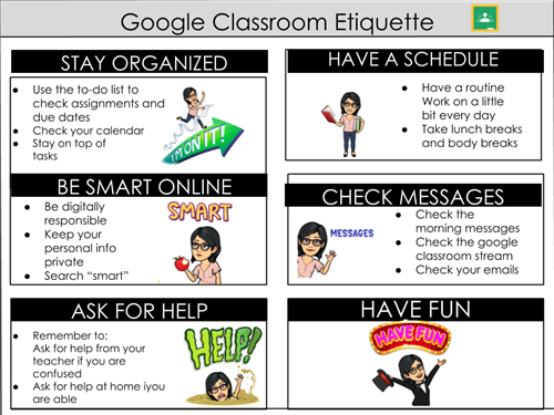 Google Classroom Expectations 